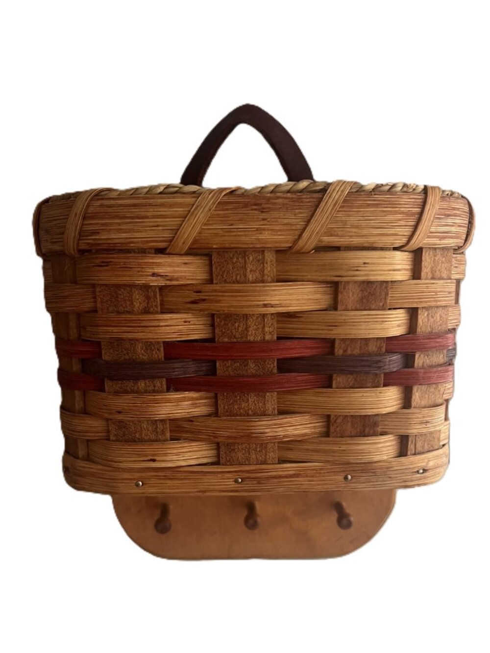 Vintage Basket Key Holder